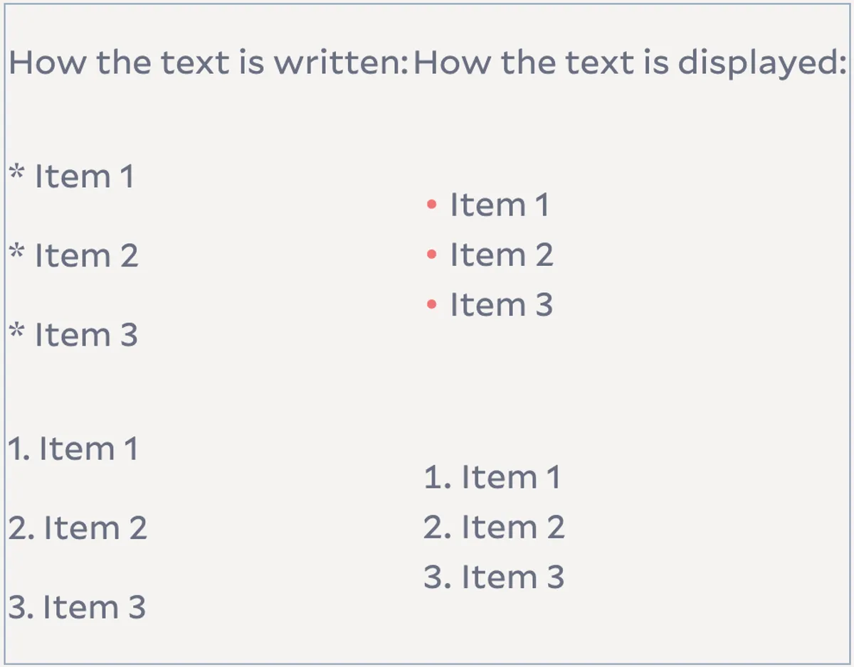 Markdown example 4