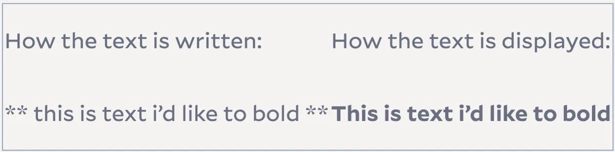 markdown example 1